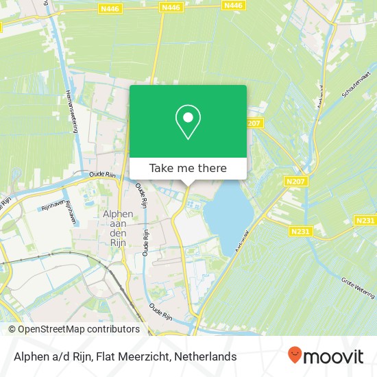 Alphen a / d Rijn, Flat Meerzicht map