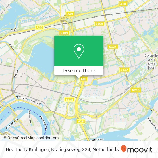 Healthcity Kralingen, Kralingseweg 224 map