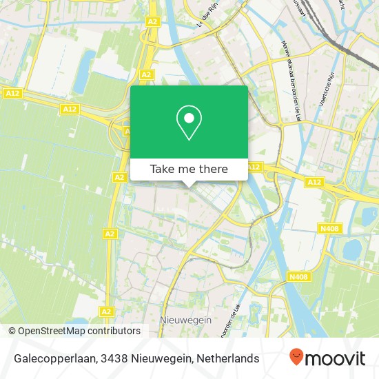 Galecopperlaan, 3438 Nieuwegein map