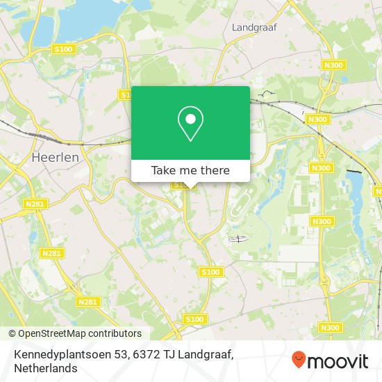 Kennedyplantsoen 53, 6372 TJ Landgraaf map