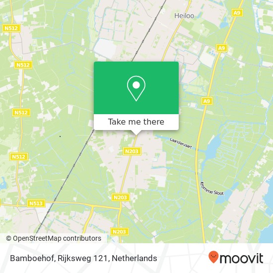 Bamboehof, Rijksweg 121 Karte