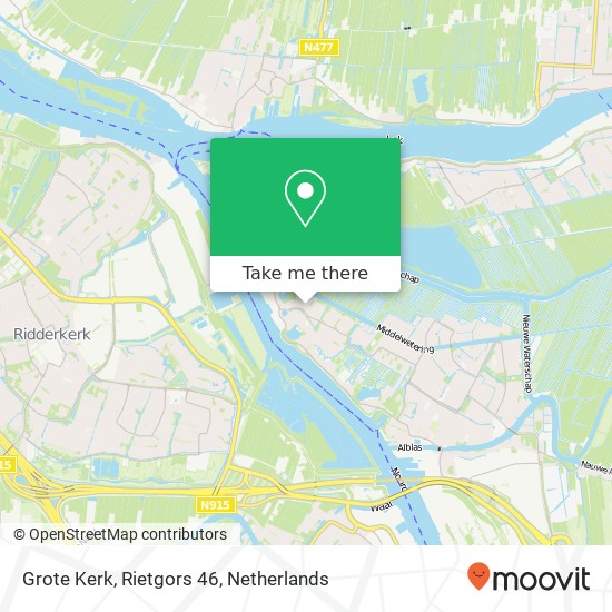 Grote Kerk, Rietgors 46 map