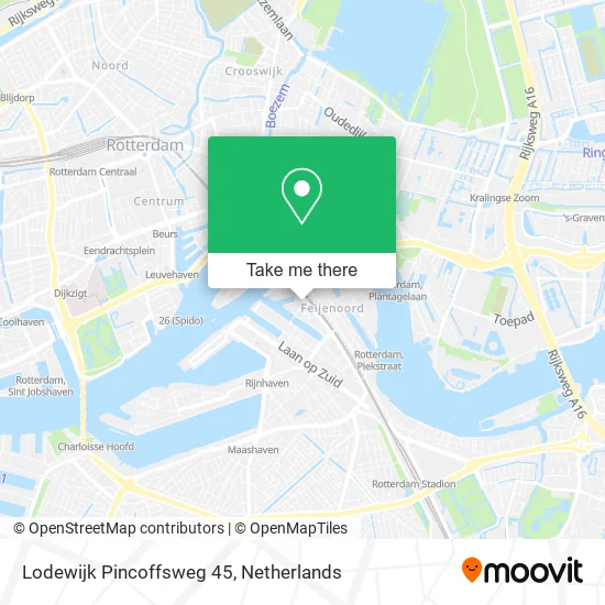 Lodewijk Pincoffsweg 45 Karte