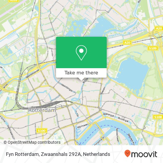 Fyn Rotterdam, Zwaanshals 292A Karte