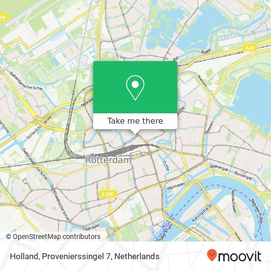 Holland, Provenierssingel 7 Karte