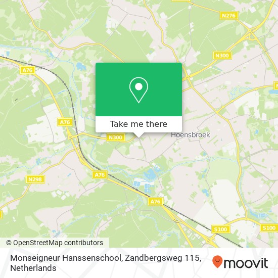 Monseigneur Hanssenschool, Zandbergsweg 115 map
