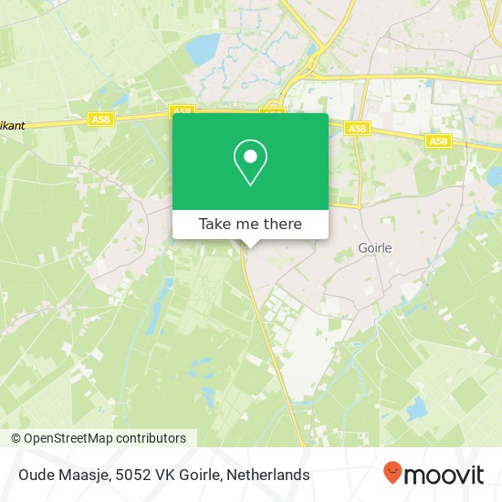 Oude Maasje, 5052 VK Goirle map