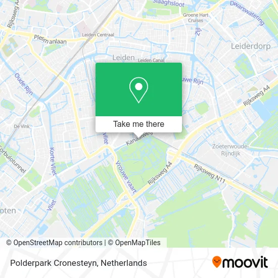 Polderpark Cronesteyn map