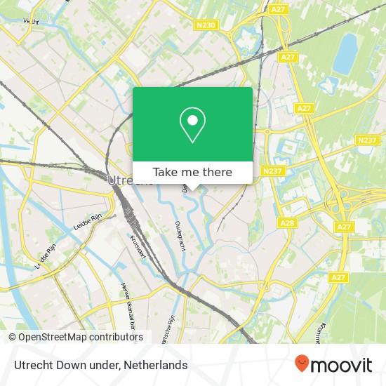 Utrecht Down under map