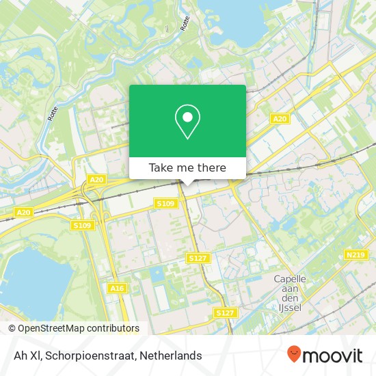 Ah Xl, Schorpioenstraat map