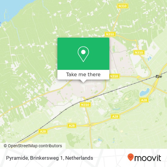 Pyramide, Brinkersweg 1 map