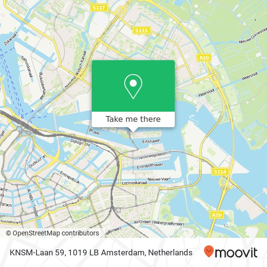 KNSM-Laan 59, 1019 LB Amsterdam map