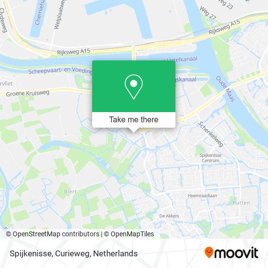 Spijkenisse, Curieweg Karte