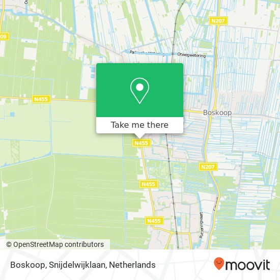 Boskoop, Snijdelwijklaan Karte
