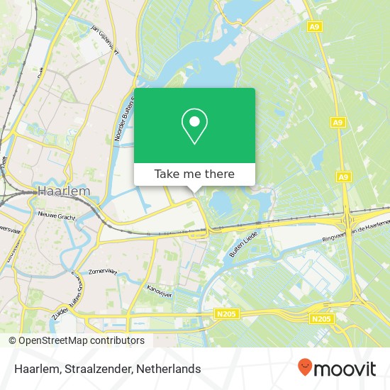 Haarlem, Straalzender map