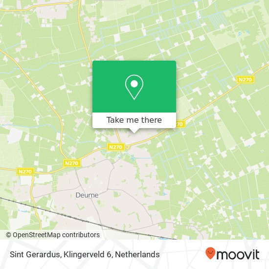 Sint Gerardus, Klingerveld 6 map