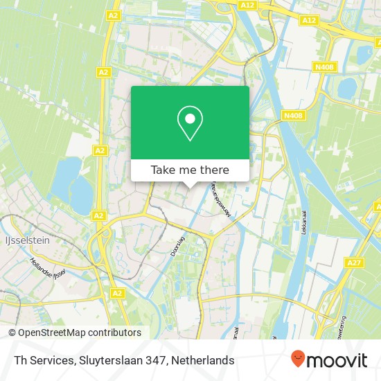 Th Services, Sluyterslaan 347 map