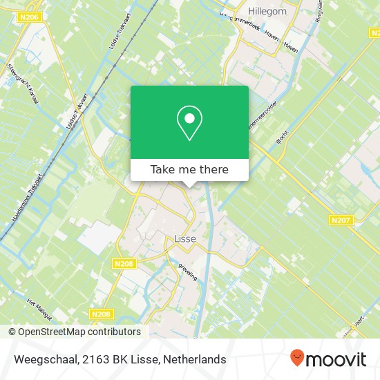 Weegschaal, 2163 BK Lisse map