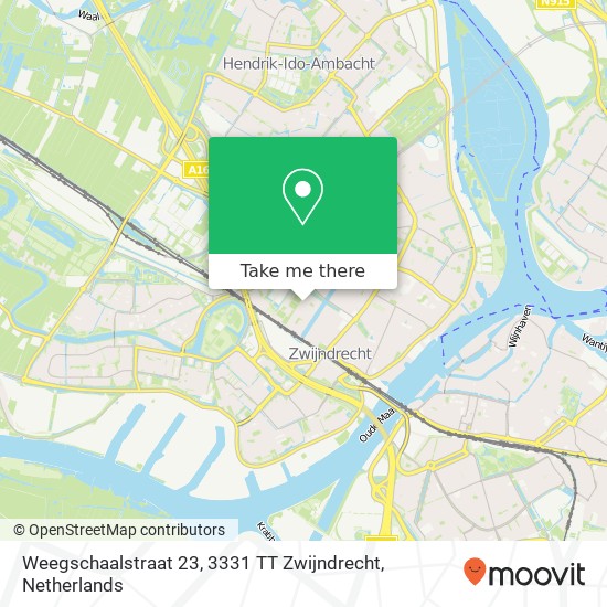 Weegschaalstraat 23, 3331 TT Zwijndrecht map