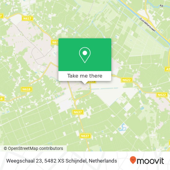 Weegschaal 23, 5482 XS Schijndel map