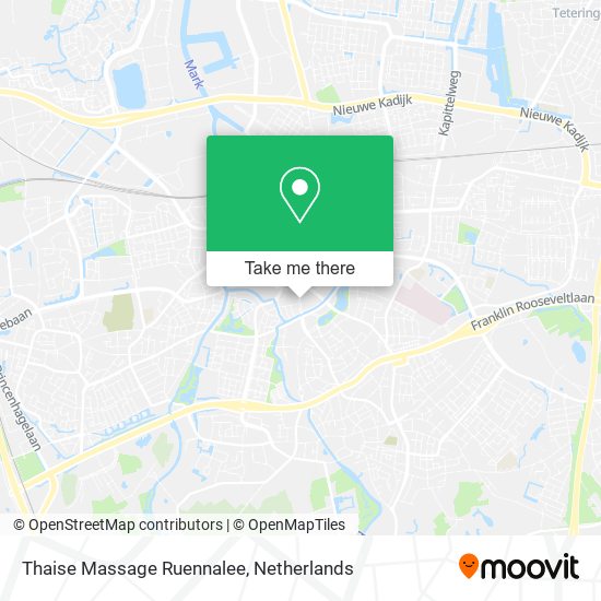 Thaise Massage Ruennalee map