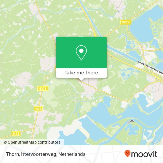 Thorn, Ittervoorterweg map