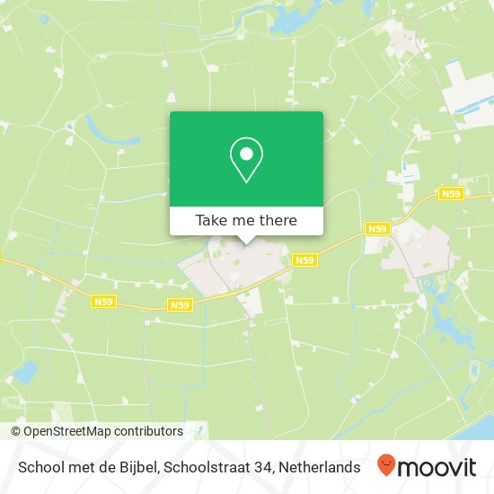 School met de Bijbel, Schoolstraat 34 Karte