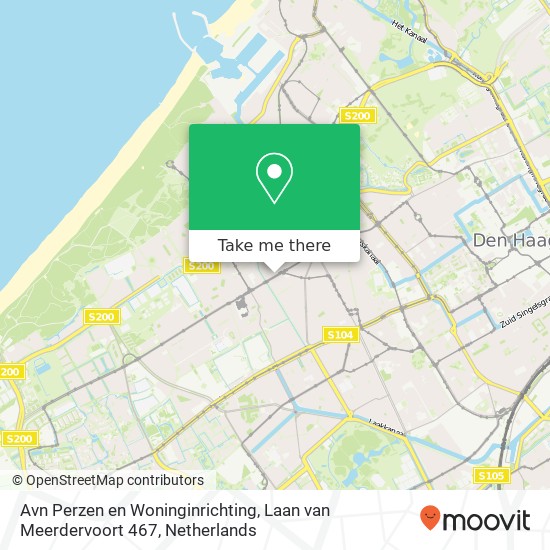 Avn Perzen en Woninginrichting, Laan van Meerdervoort 467 Karte