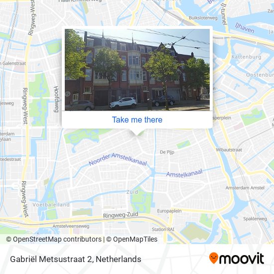 Gabriël Metsustraat 2 map