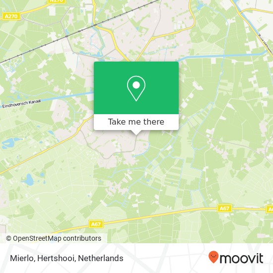 Mierlo, Hertshooi map