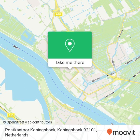 Postkantoor Koningshoek, Koningshoek 92101 map