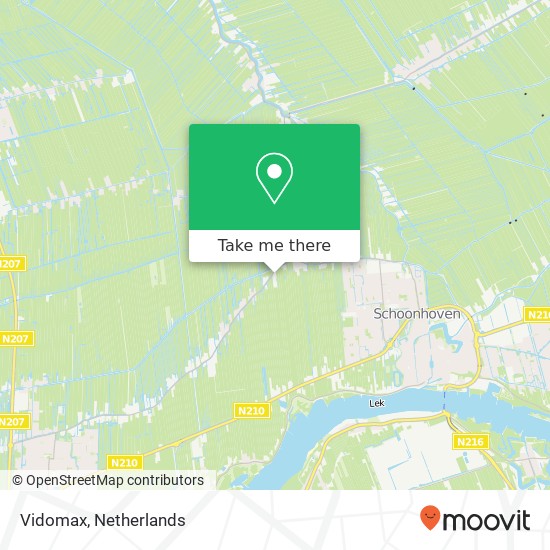 Vidomax map