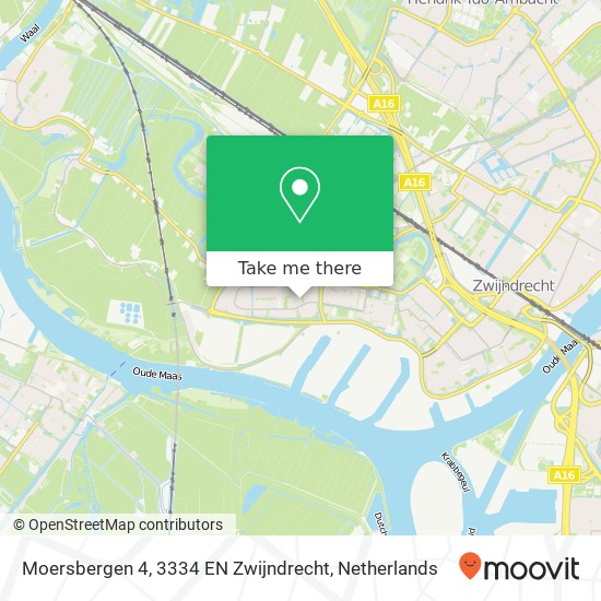 Moersbergen 4, 3334 EN Zwijndrecht map