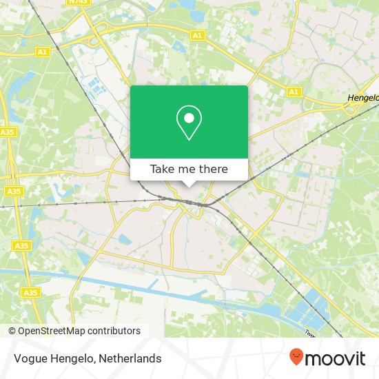 Vogue Hengelo map