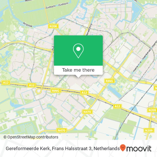 Gereformeerde Kerk, Frans Halsstraat 3 map