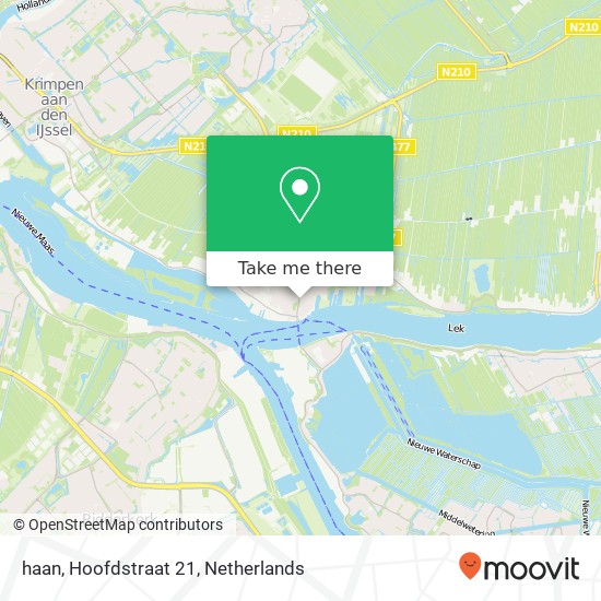 haan, Hoofdstraat 21 map