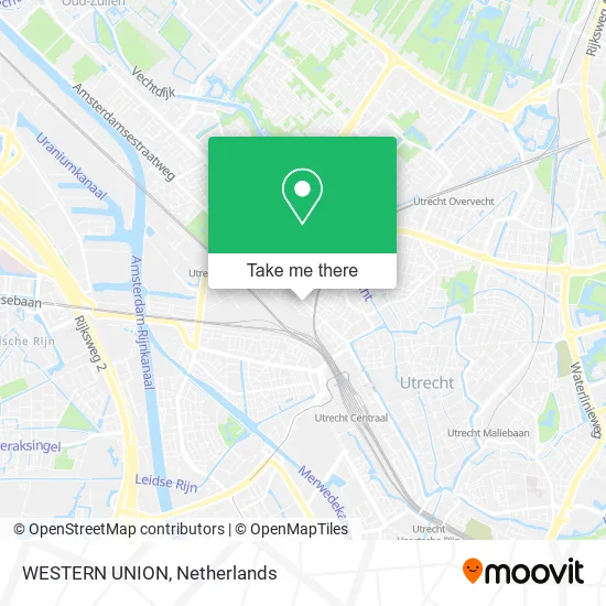WESTERN UNION map