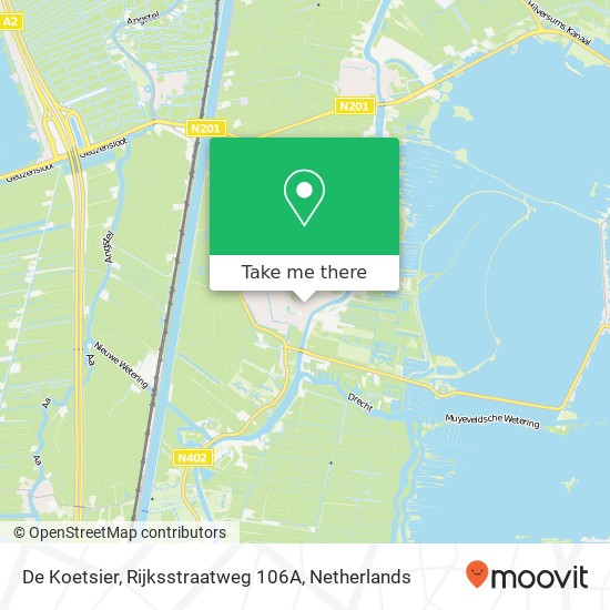 De Koetsier, Rijksstraatweg 106A Karte