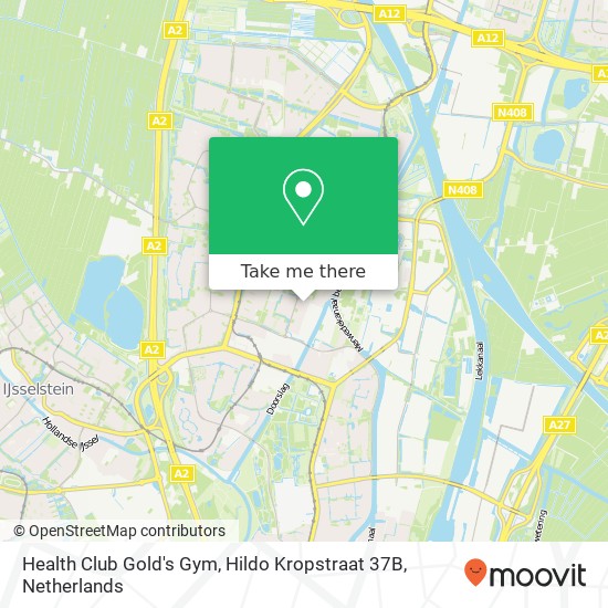 Health Club Gold's Gym, Hildo Kropstraat 37B Karte