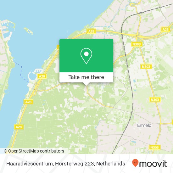 Haaradviescentrum, Horsterweg 223 Karte