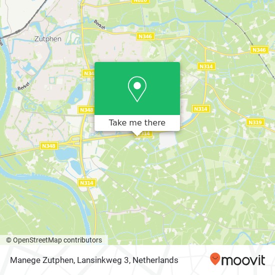 Manege Zutphen, Lansinkweg 3 map