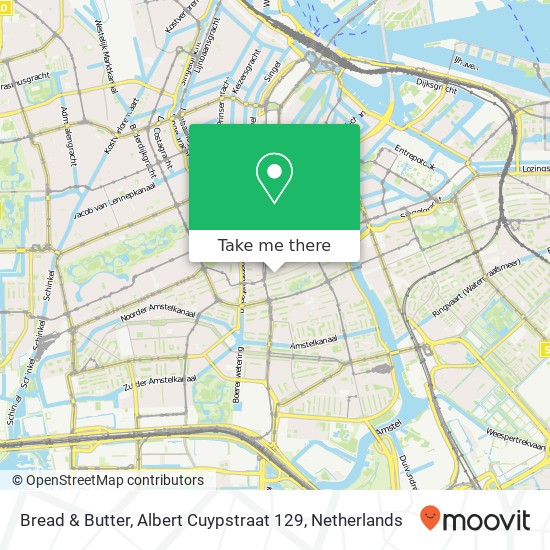 Bread & Butter, Albert Cuypstraat 129 Karte