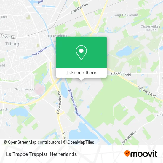 La Trappe Trappist map