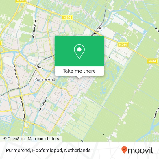 Purmerend, Hoefsmidpad map