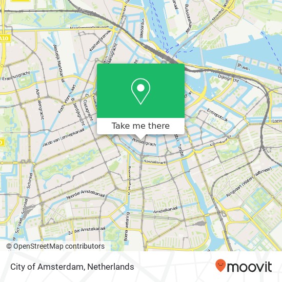 City of Amsterdam map