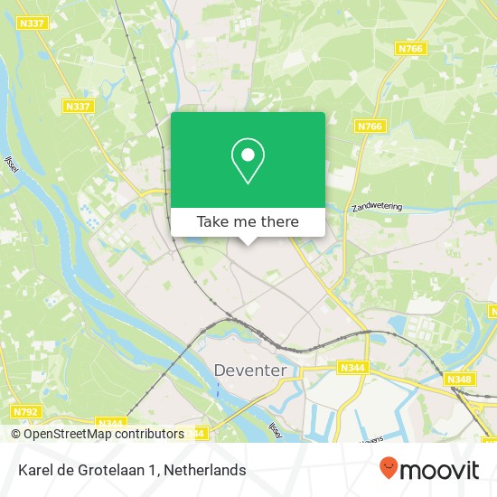 Karel de Grotelaan 1, 7415 LM Deventer map
