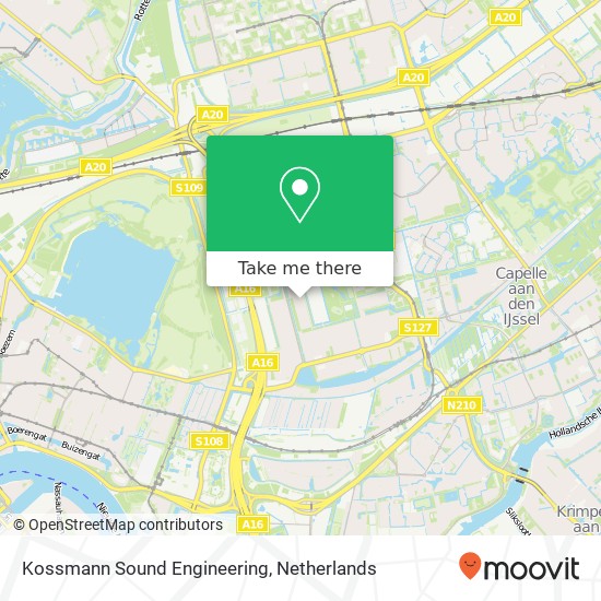 Kossmann Sound Engineering map