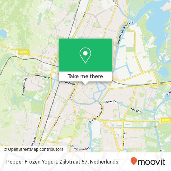 Pepper Frozen Yogurt, Zijlstraat 67 map