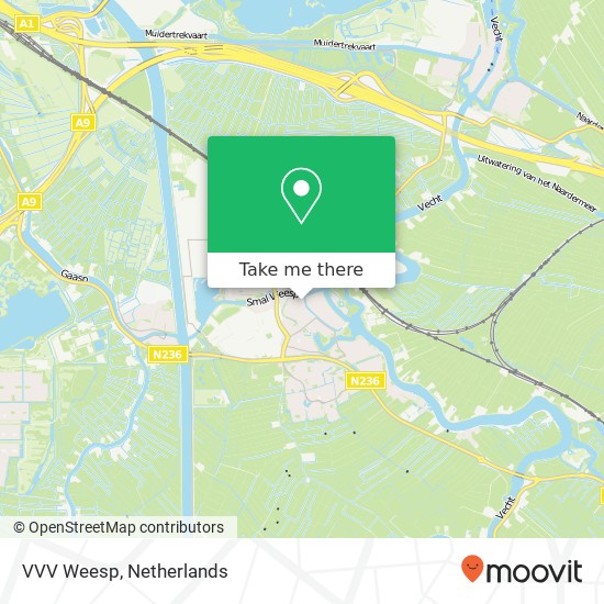 VVV Weesp map