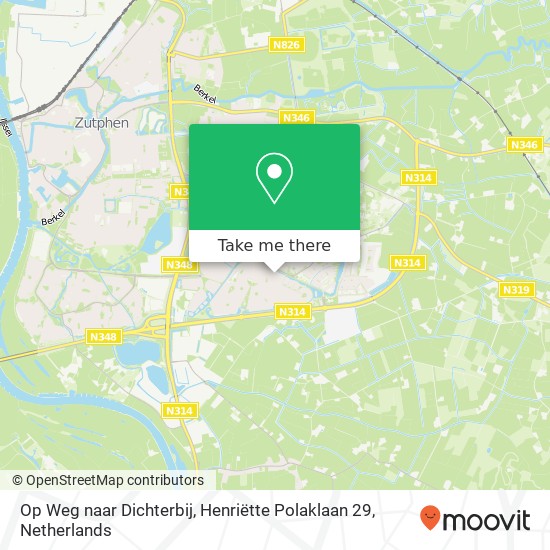 Op Weg naar Dichterbij, Henriëtte Polaklaan 29 map